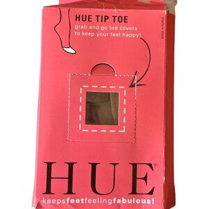 HUE LINER PALE BEIGE TIP TOE COMFORT TOE SOCKS SET 6 - ONE SIZE NIB